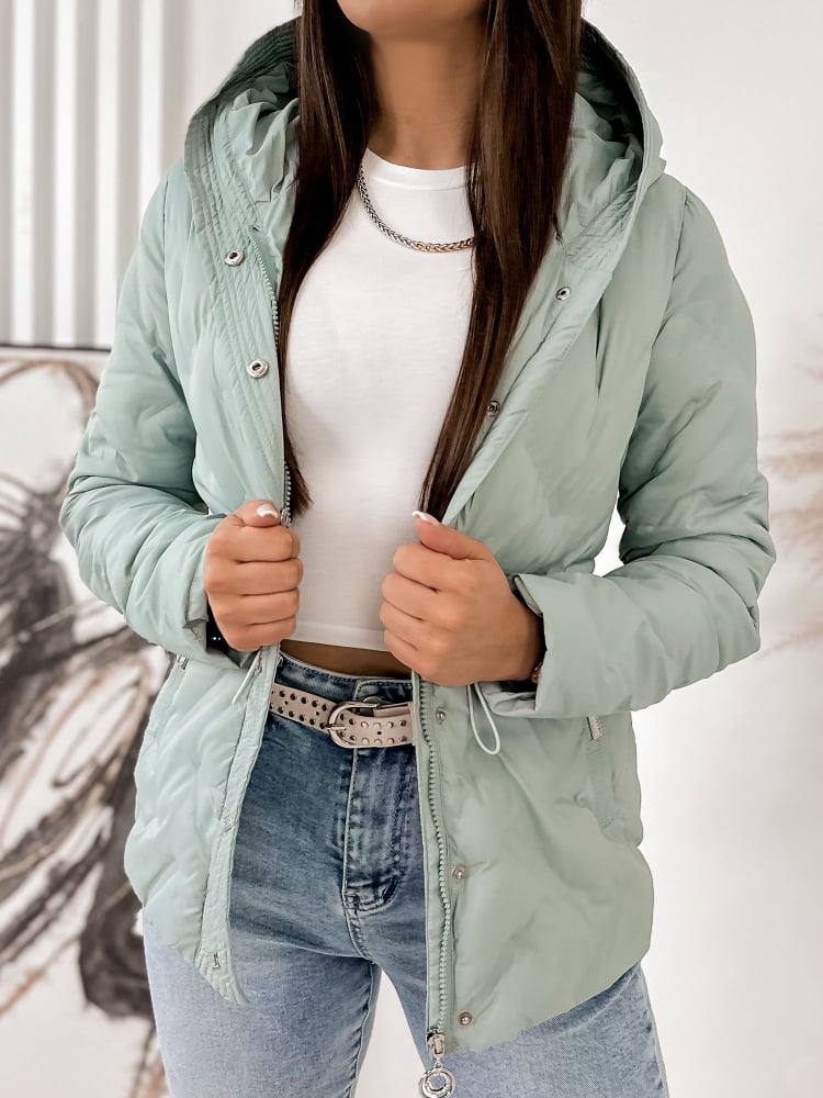 KURTKA BONDA MIĘTOWA