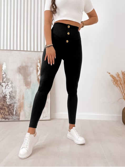 LEGGINSY GASPE CZARNE