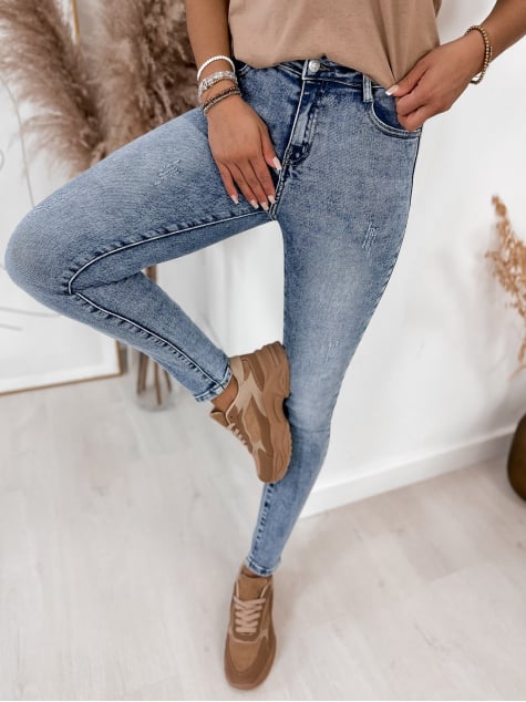 SPODNIE FLON JEANSOWE