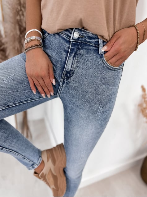 SPODNIE FLON JEANSOWE