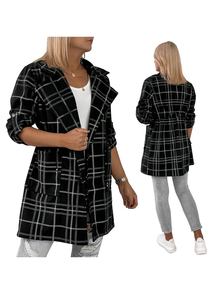 PŁASZCZ KEPASSA CZARNY