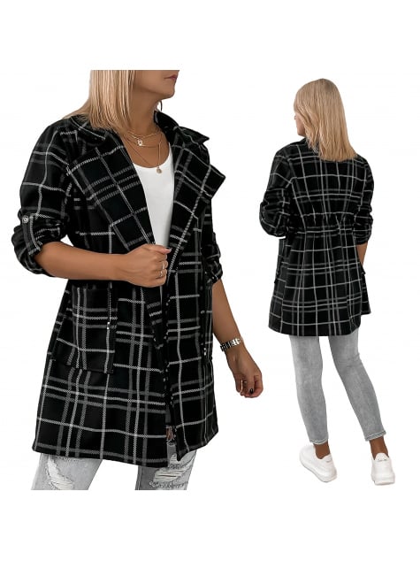 PŁASZCZ KEPASSA CZARNY