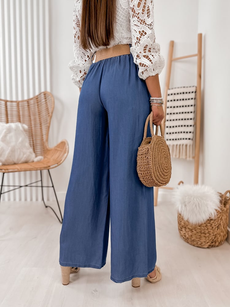 SPODNIE BELLO CIEMNONIEBIESKIE