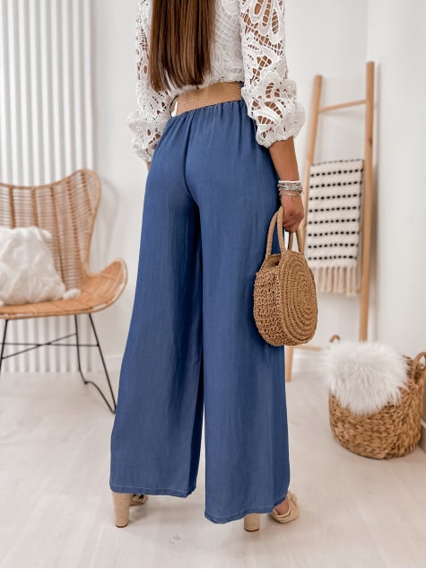 SPODNIE BELLO CIEMNONIEBIESKIE