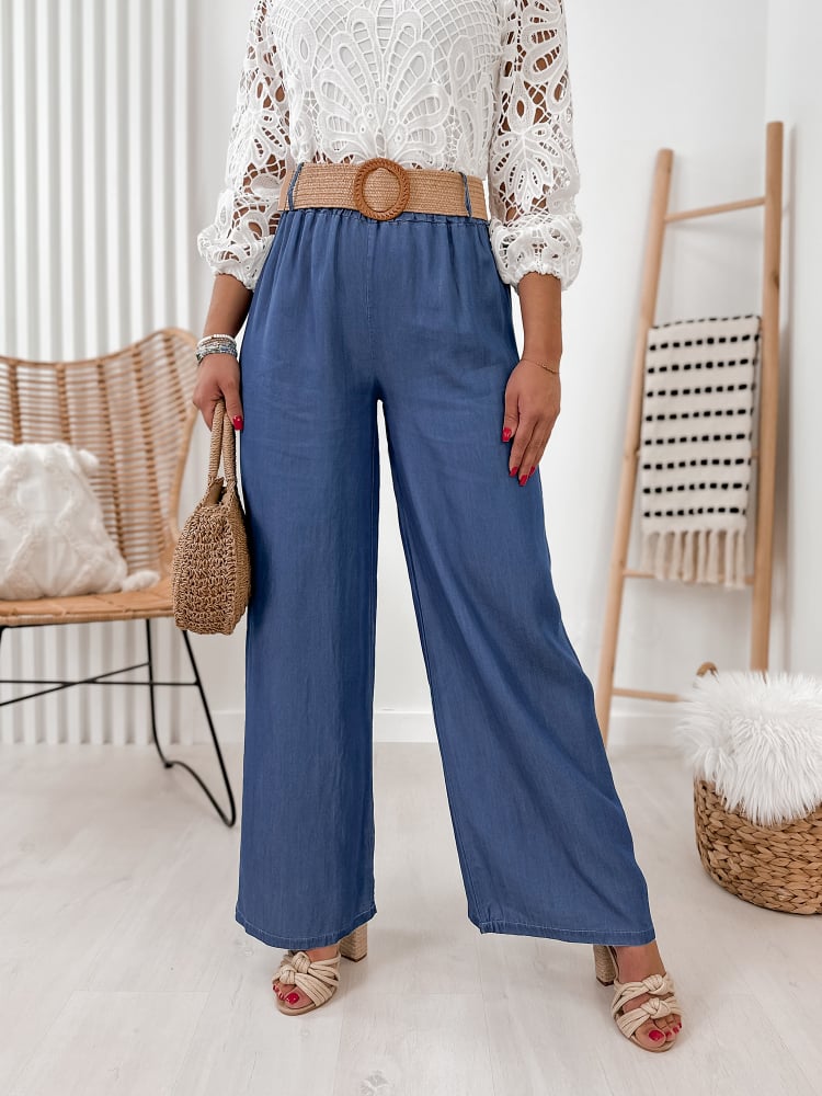 SPODNIE BELLO CIEMNONIEBIESKIE