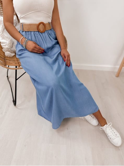 SPÓDNICA VEJLA NIEBIESKA