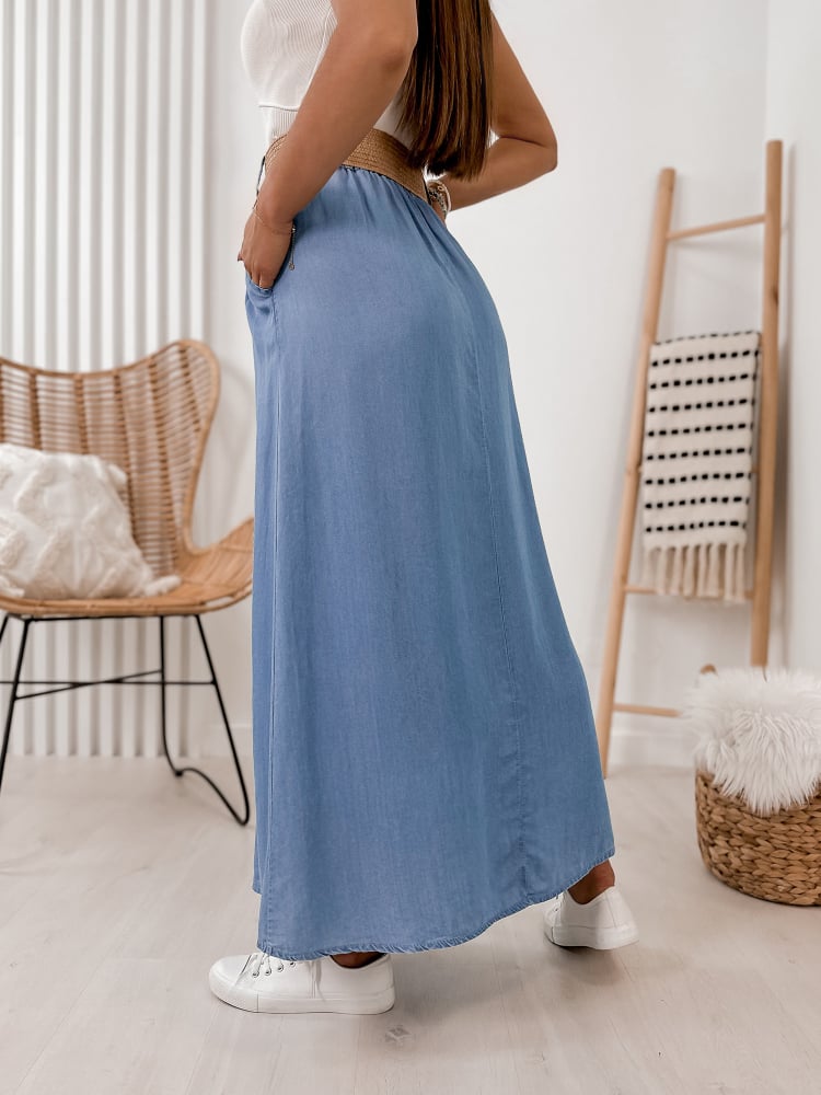 SPÓDNICA VEJLA NIEBIESKA