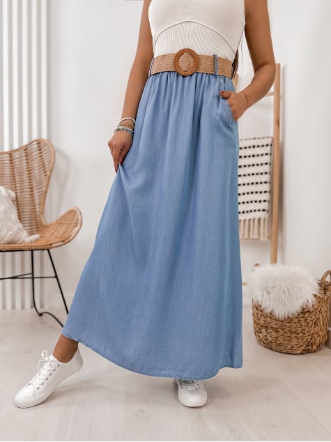 SPÓDNICA VEJLA NIEBIESKA