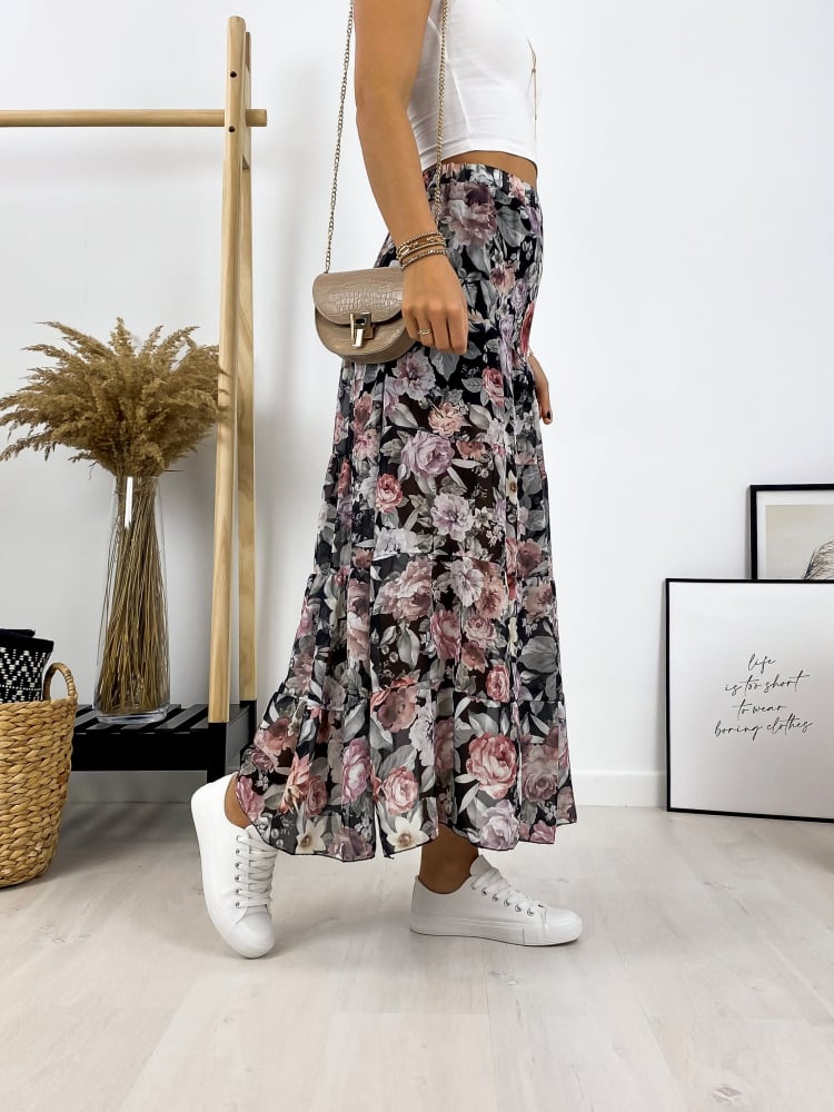 SPÓDNICA GLORY CZARNA