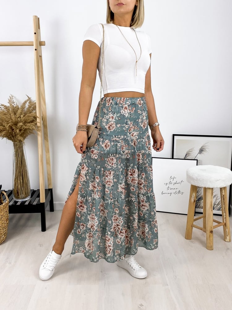 SPÓDNICA GLORY MIĘTOWA