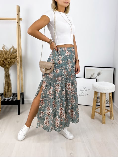 SPÓDNICA GLORY MIĘTOWA