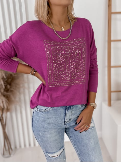 BLUZKA ELBA MALINOWA