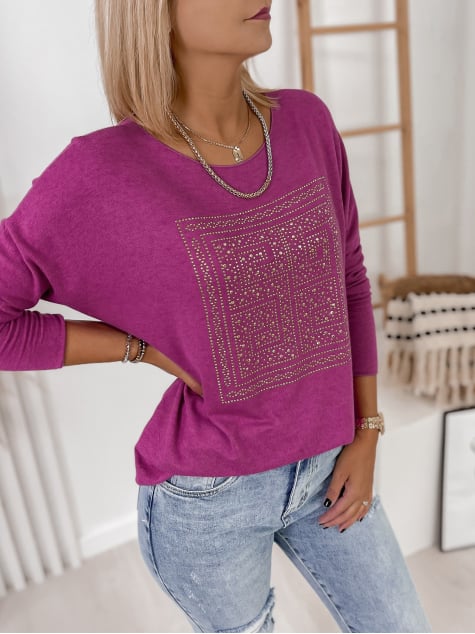 BLUZKA ELBA MALINOWA