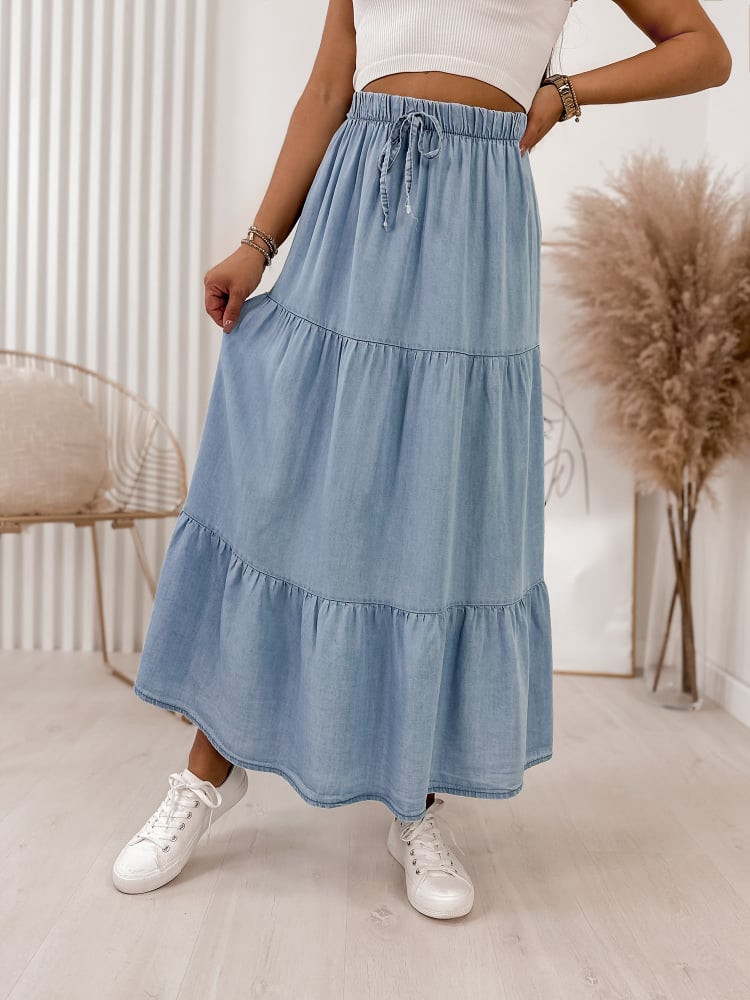 SPÓDNICA ESPERA NIEBIESKA