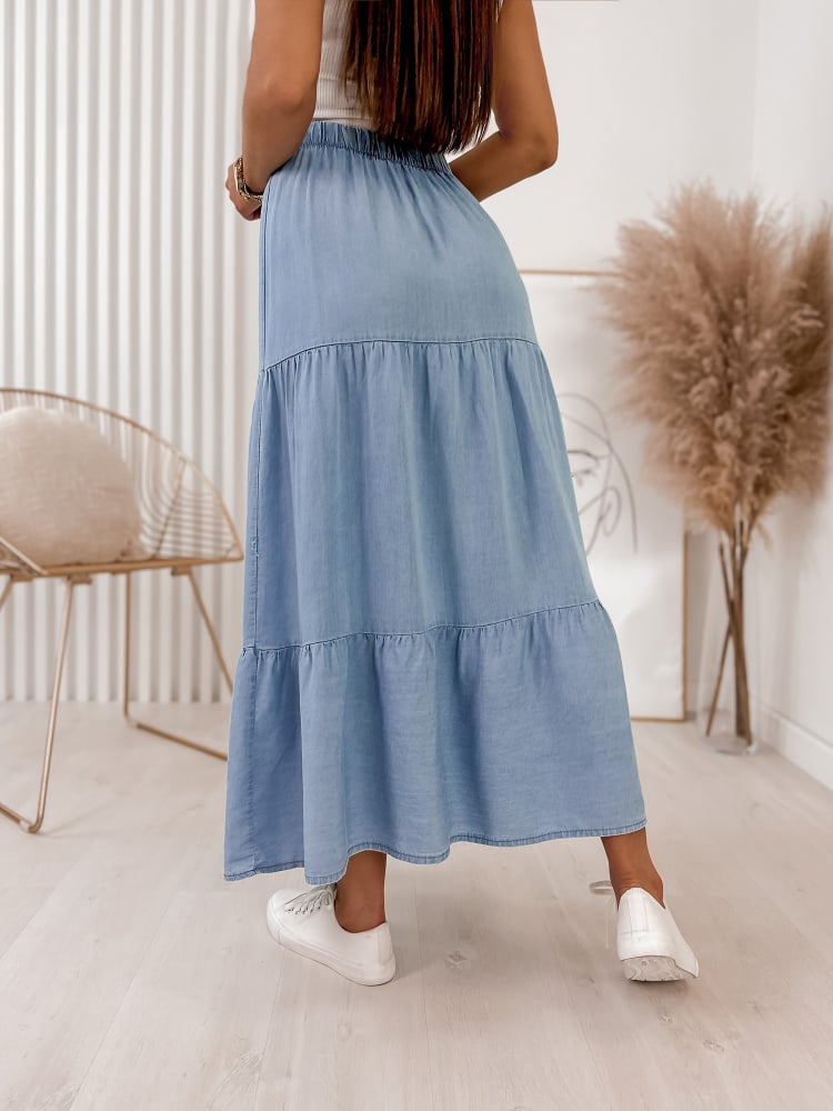 SPÓDNICA ESPERA NIEBIESKA