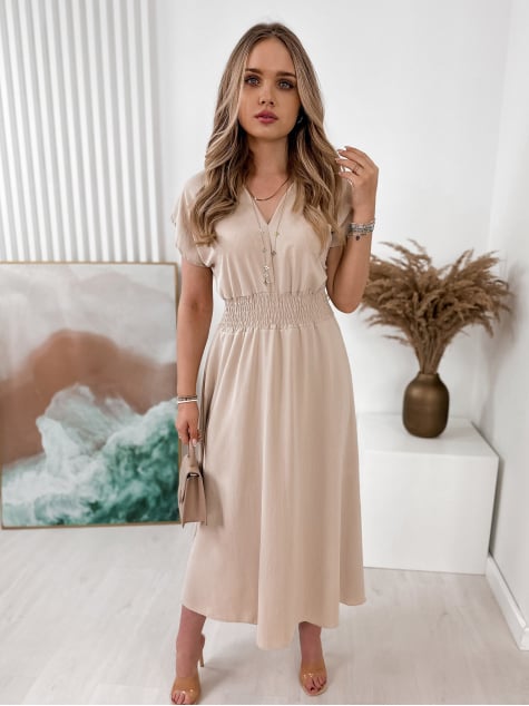 SUKIENKA ATMORE BEŻOWA
