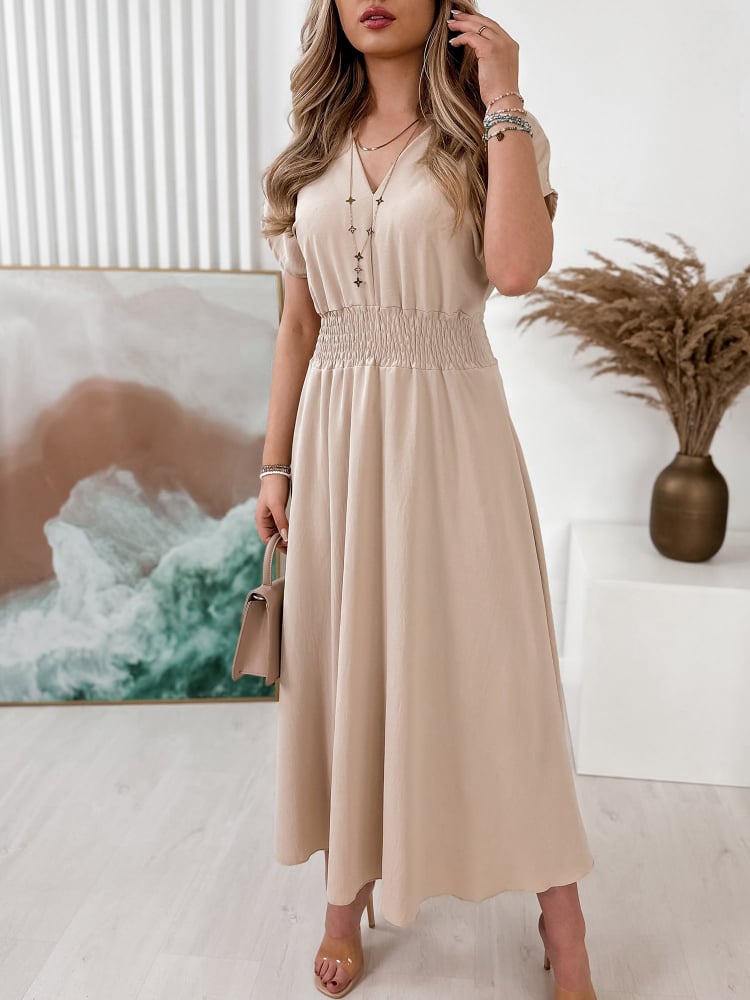 SUKIENKA ATMORE BEŻOWA