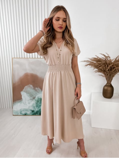 SUKIENKA ATMORE BEŻOWA