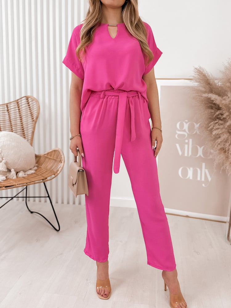 KOMPLET SULA RÓŻOWY