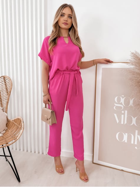 KOMPLET SULA RÓŻOWY