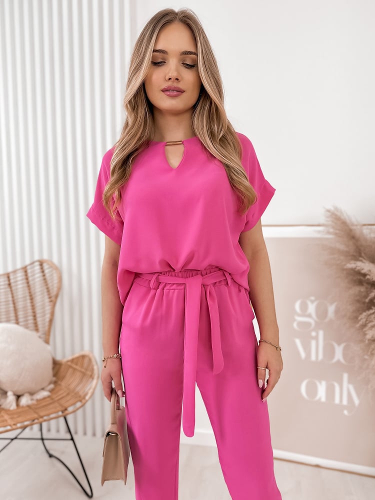 KOMPLET SULA RÓŻOWY