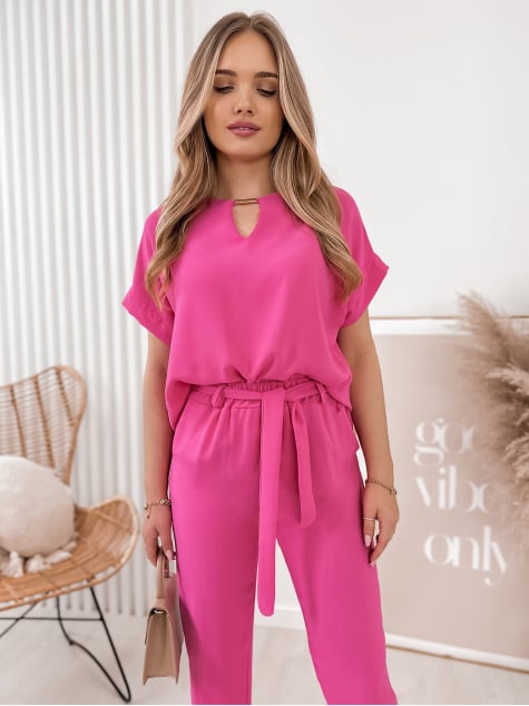 KOMPLET SULA RÓŻOWY