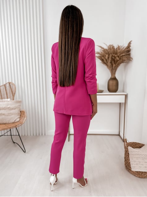 SPODNIE KAPRI RÓŻOWE