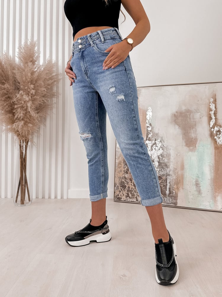 SPODNIE NOLAN JEANSOWE