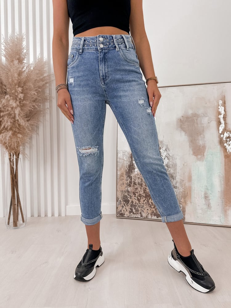 SPODNIE NOLAN JEANSOWE