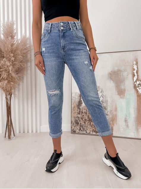 SPODNIE NOLAN JEANSOWE