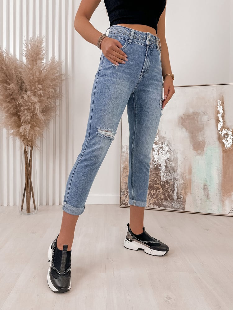 SPODNIE NOLAN JEANSOWE