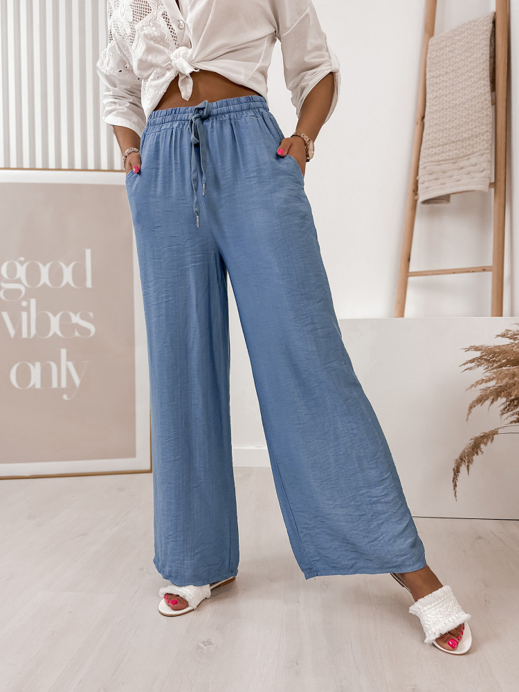 SPODNIE ENJOY NIEBIESKIE