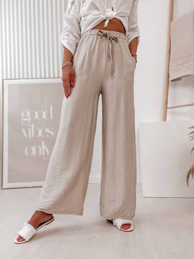 SPODNIE ENJOY BEŻOWE