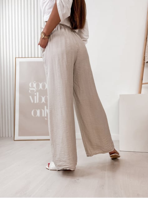 SPODNIE ENJOY BEŻOWE