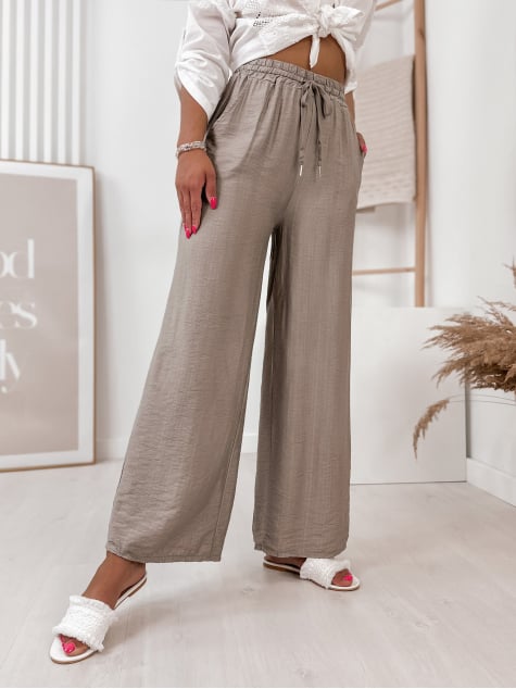 SPODNIE ENJOY CIEMNOBEŻOWE
