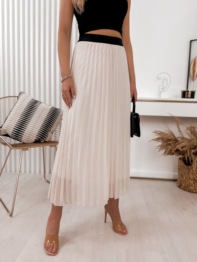 SPÓDNICA FAIDO ECRU