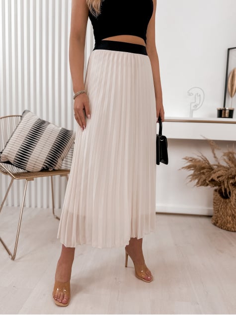 SPÓDNICA FAIDO ECRU