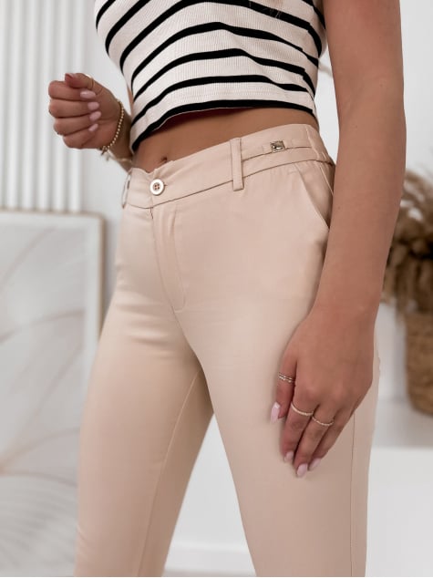 SPODNIE MONFERT BEŻOWE