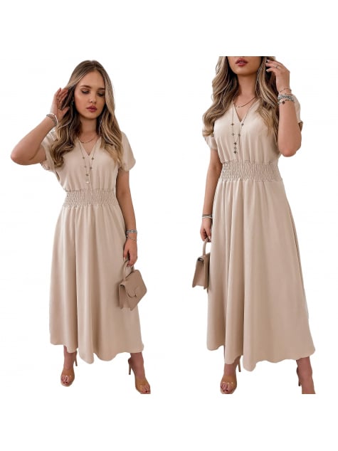 SUKIENKA ATMORE BEŻOWA