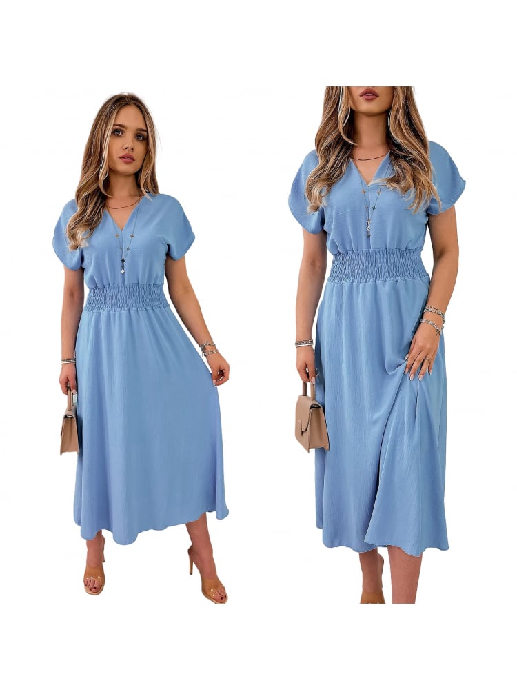 SUKIENKA ATMORE BŁĘKITNA