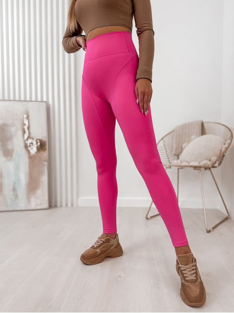 LEGGINSY SOLERA NEONOWY RÓŻ