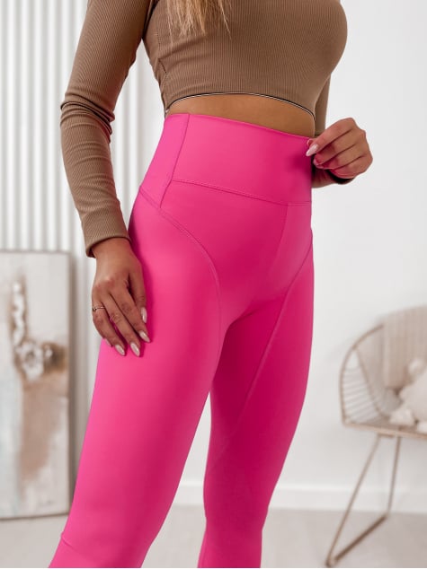 LEGGINSY SOLERA NEONOWY RÓŻ