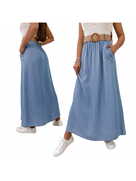 SPÓDNICA VEJLA NIEBIESKA