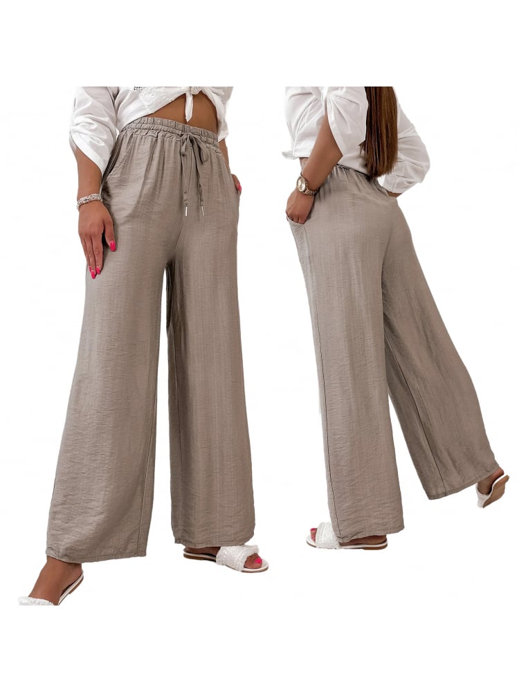 SPODNIE ENJOY CIEMNOBEŻOWE