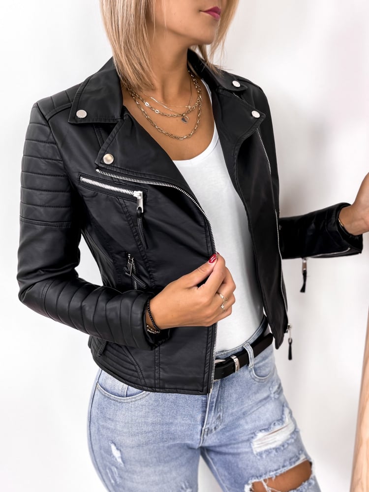 KURTKA DELMIRA CZARNA