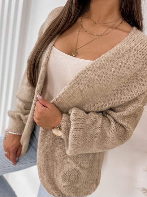 KARDIGAN ALICE BRĄZOWY