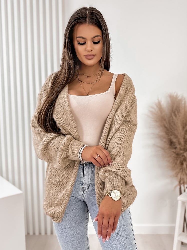 KARDIGAN ALICE BRĄZOWY