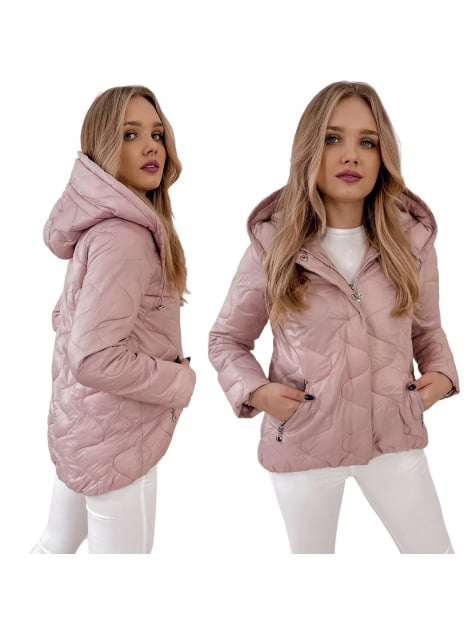 KURTKA LESTER PUDROWY RÓŻ