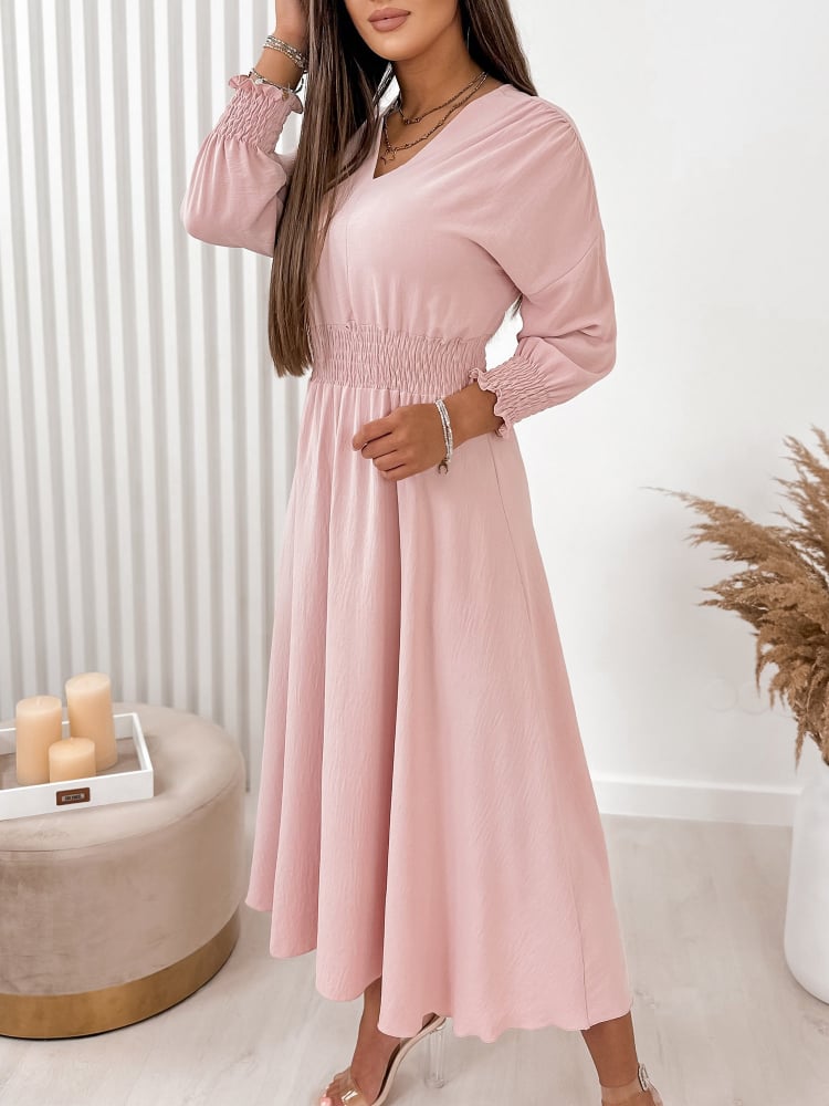 SUKIENKA RANDY PUDROWY RÓŻ