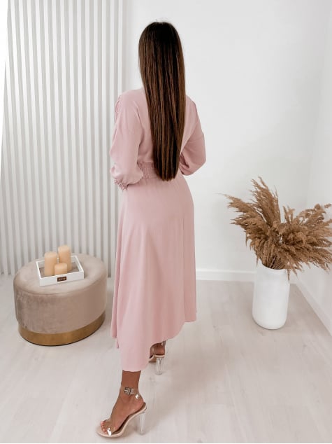 SUKIENKA RANDY PUDROWY RÓŻ
